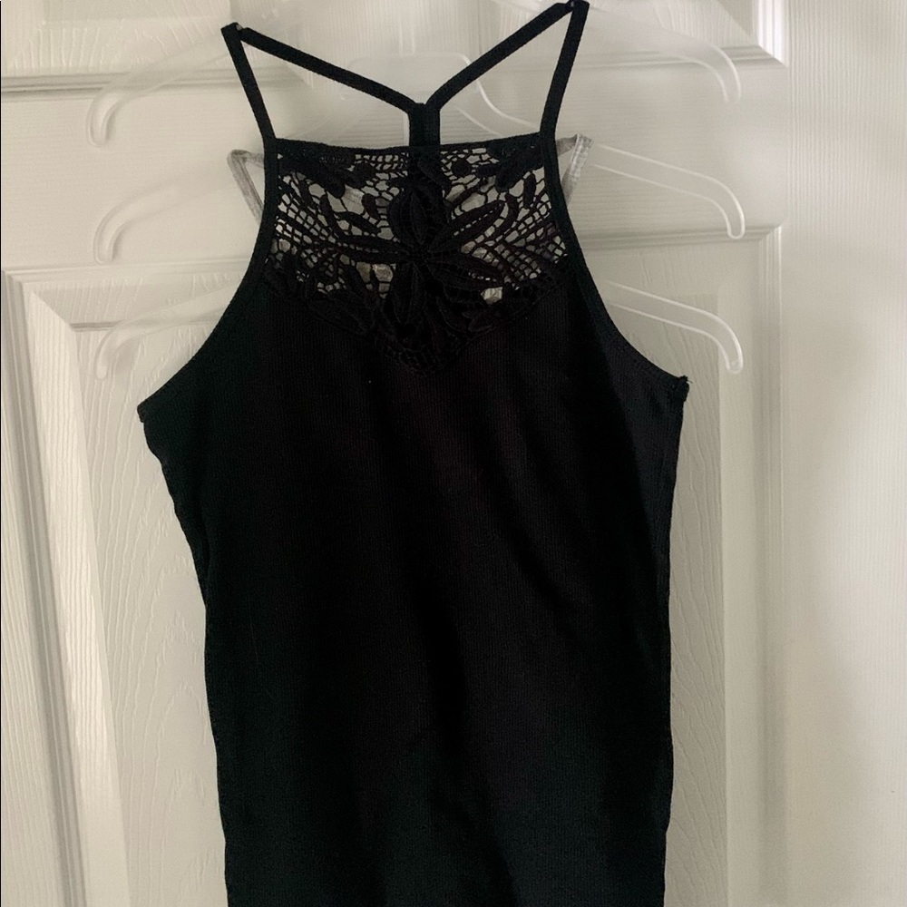 Seriously Soft AERO Tank Taps Lace Cami Women’s (Both) Black /Gray Size M - Picture 10 of 10